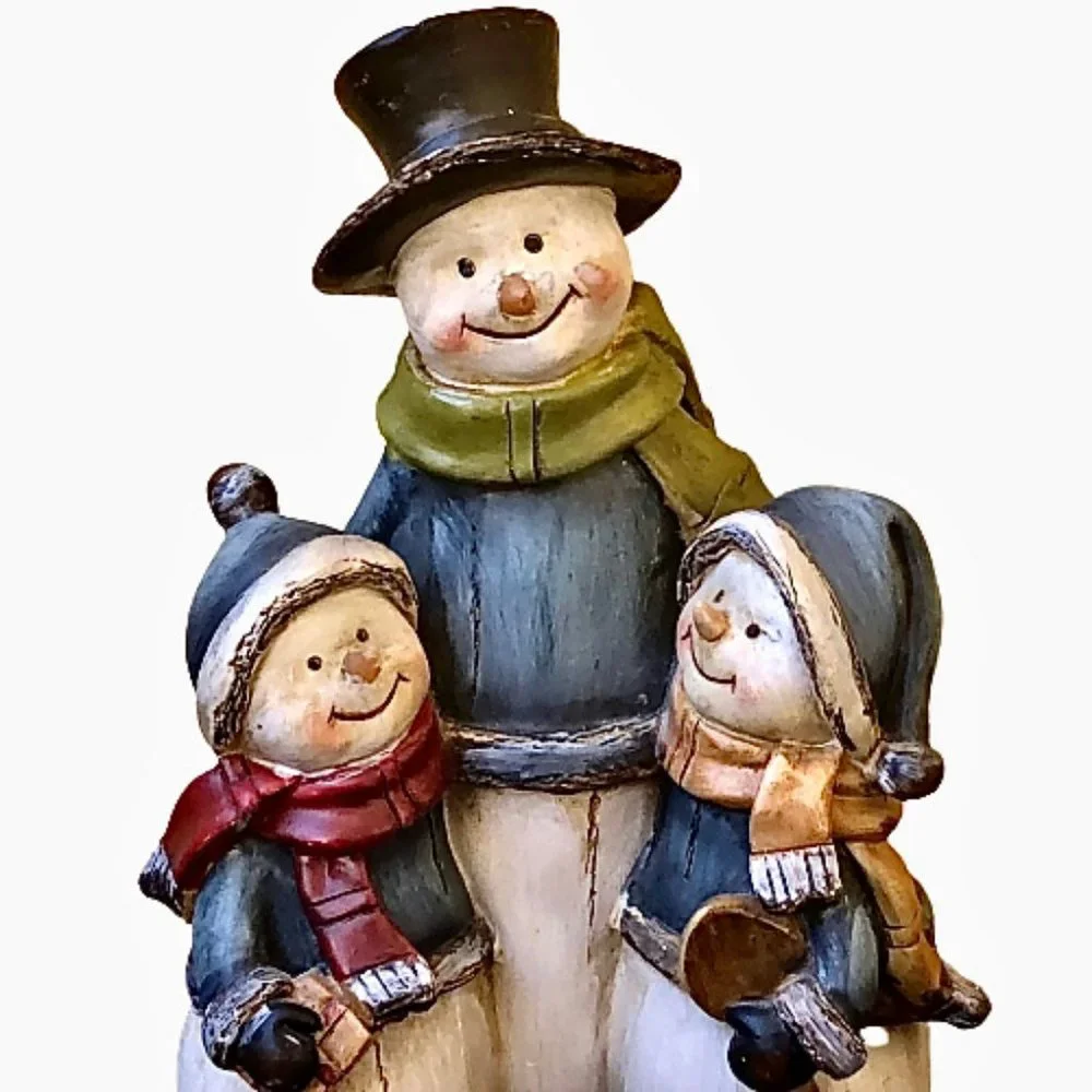 Snowman Figurine Christmas Decor 7